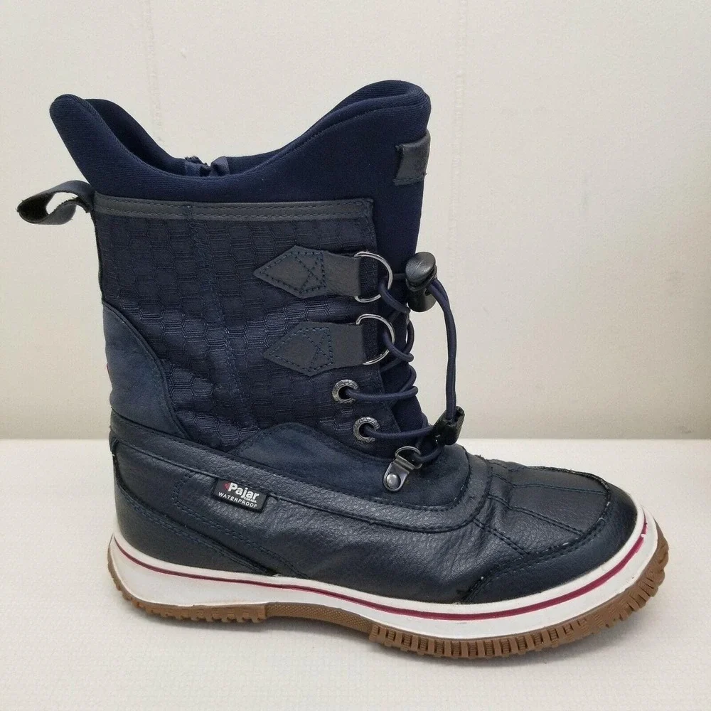 Pajar Canada Waterproof Snow Boots Blue 5 5.5 Tex Membrane -30C‎ Seam Sealed